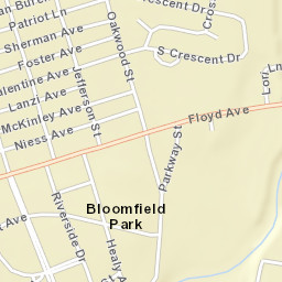 Colonial Park New York Street Map