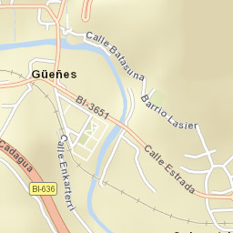 Güeñes Street Map