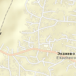 Ekazhevo Street Map