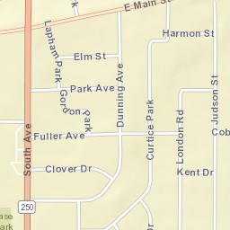 Webster New York Street Map