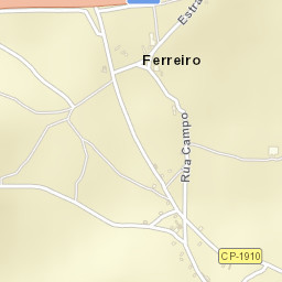 Coristanco Street Map