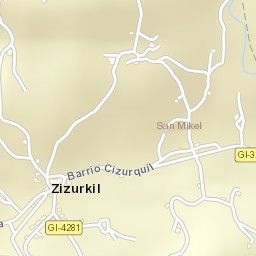 Zizurkil Street Map