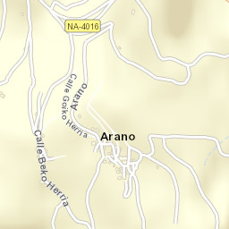 Arano Street Map