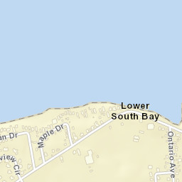 Lower South Bay New York Street Map