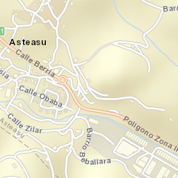 Asteasu Street Map