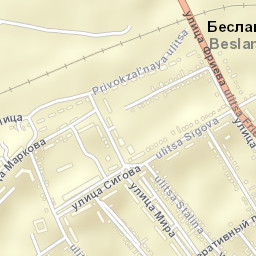 Beslan Street Map