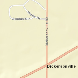 Dickersonville New York Street Map