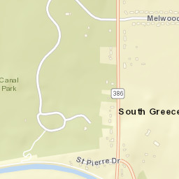 South Greece New York Street Map