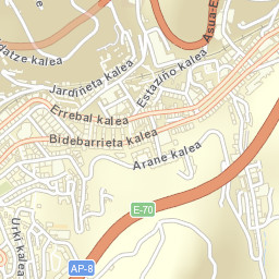 Eibar Street Map
