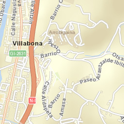 Villabona Street Map