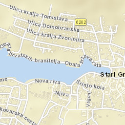 Stari Grad Street Map