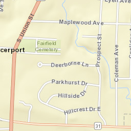Spencerport New York Street Map