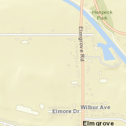 Elmgrove New York Street Map