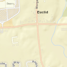 Euclid New York Street Map