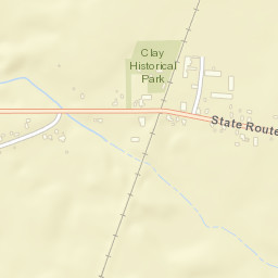 Clay New York Street Map