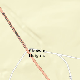 Stanwix Heights New York Street Map