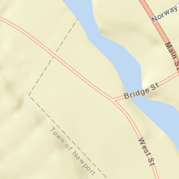 Newport New York Street Map