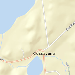 Cossayuna New York Street Map