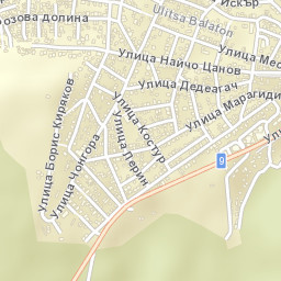Asparuhovo Street Map