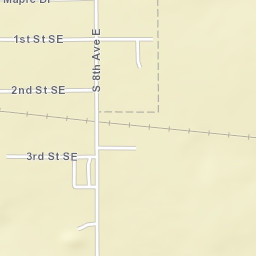 101-219 S 8th Avenue East, Hartley, IA Street Map