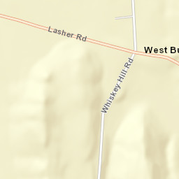 West Butler New York Street Map