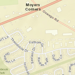 Moyers Corners New York Street Map
