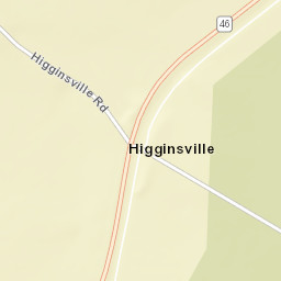 Higginsville New York Street Map