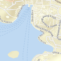 Grad Hvar Street Map