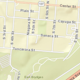 Lewiston New York Street Map