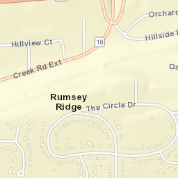 Rumsey Ridge New York Street Map