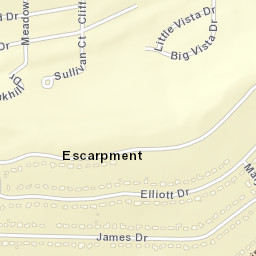 Escarpment New York Street Map