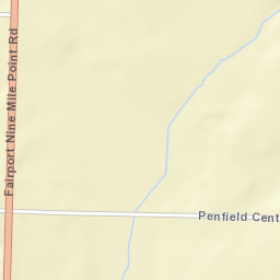 Penfield Center New York Street Map