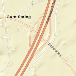 Gurn Spring New York Street Map