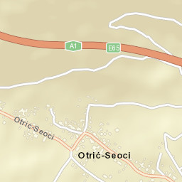 Pojezerje Street Map