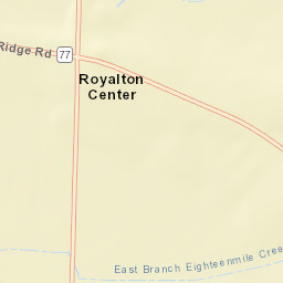 Royalton Center New York Street Map