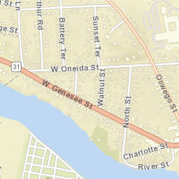 Baldwinsville New York Street Map