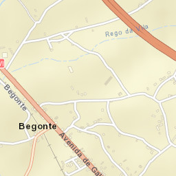 Begonte Street Map
