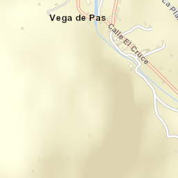 Vega de Pas Street Map