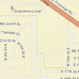 1035-1055 E 19th N St Mountain Home ID Street Map