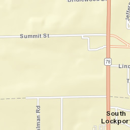 South Lockport New York Street Map