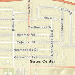 Gates Center New York Street Map