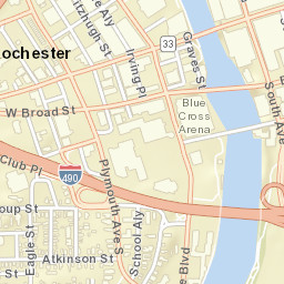 Rochester New York Street Map