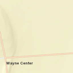 Wayne Center New York Street Map