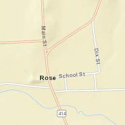 Rose New York Street Map