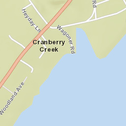 Cranberry Creek New York Street Map