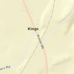 Kings New York Street Map