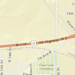 10-12 Plaza Dr Clear Lake IA 50428 Street Map