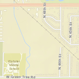 4400-4532 West Good Hope Road, Brown Deer Street Map