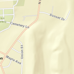 Marion New York Street Map