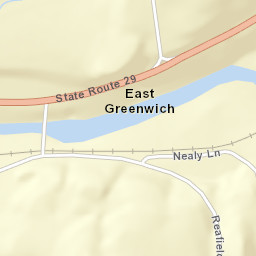 East Greenwich New York Street Map
